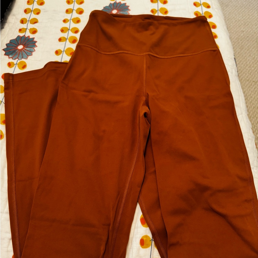 Lululemon Athletica Women's Orange Leggings